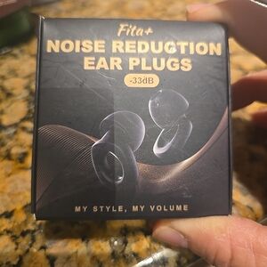 Noise Reduction Ear Plugs - Black